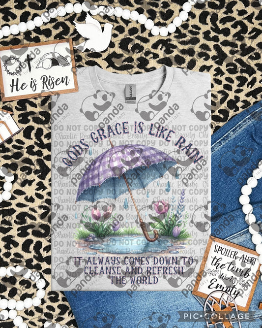 God's grace is like rain