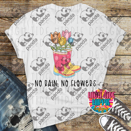 No rain, no flowers