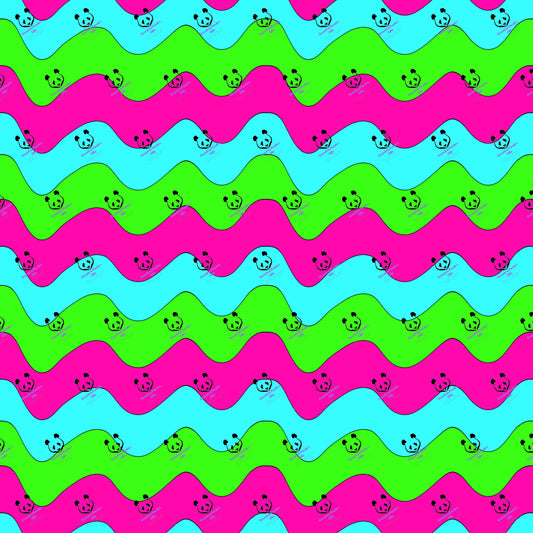 Neon squiggles