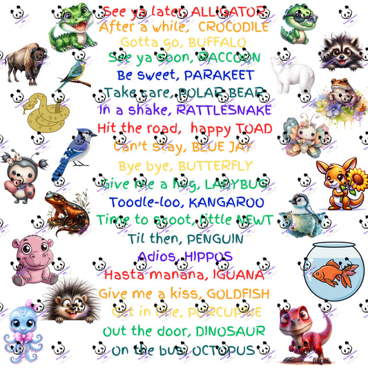 See ya later, alligator