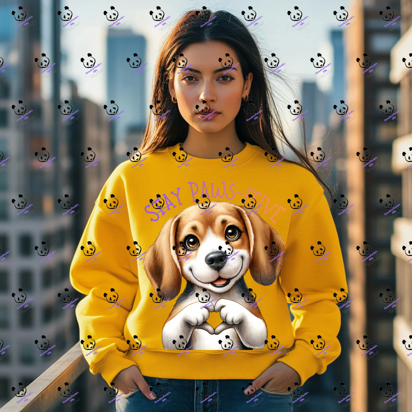 Stay paws-itive beagle 2