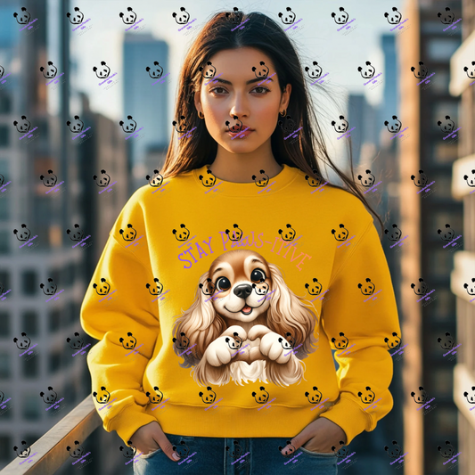 Stay paws-itive cocker spaniel 4