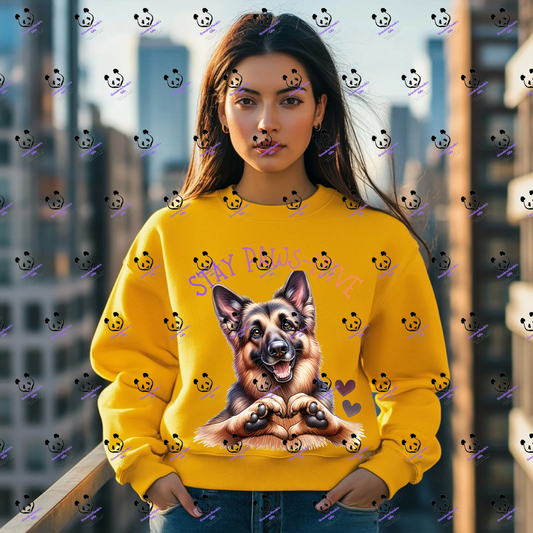 Stay paws-itive shepherd 4