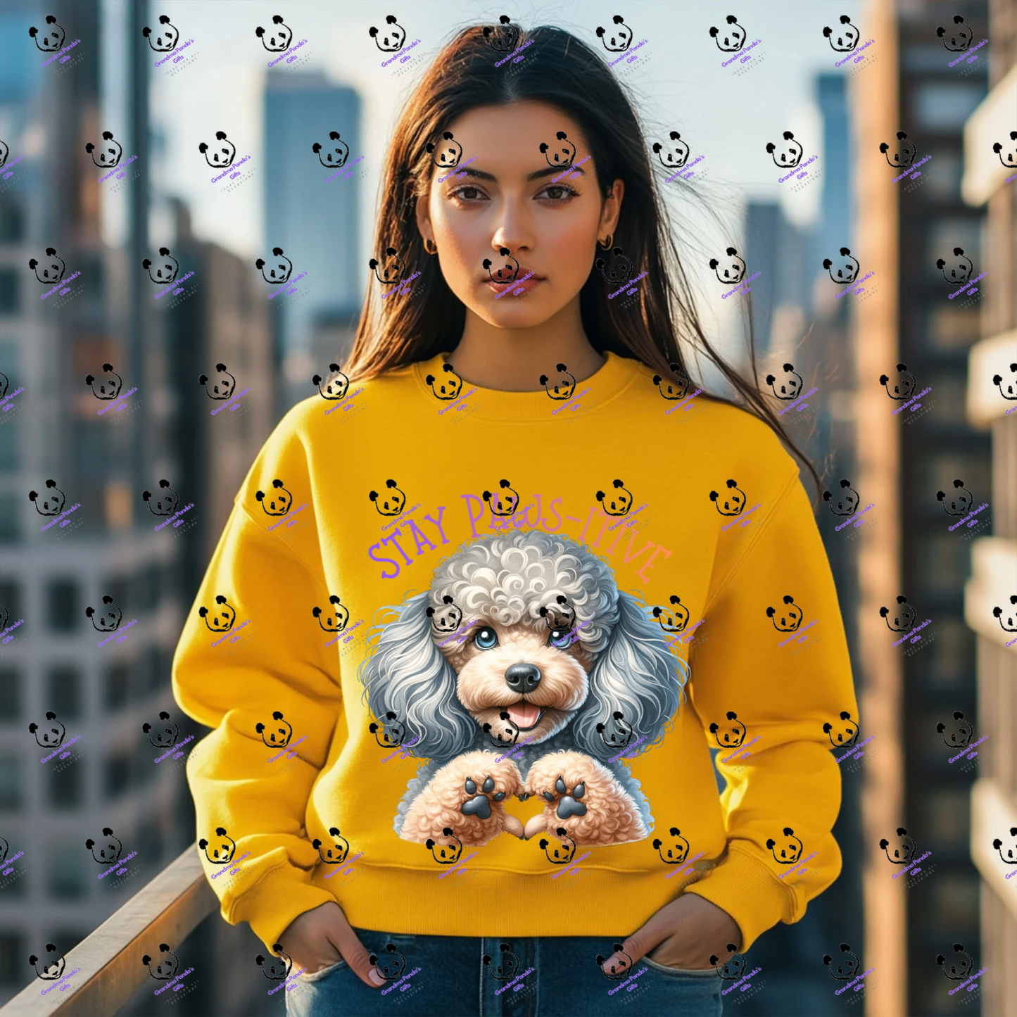 Stay paws-itive poodle 2