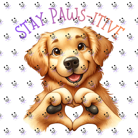 Stay paws-itive golden 3