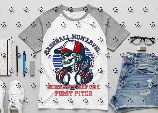 Baseball mom level: Screams before first pitch