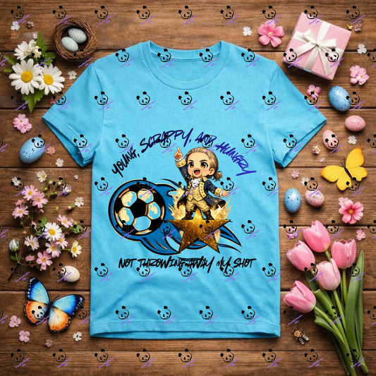 Young, scrappy and hungry- Not throwing away my shot (soccer) 3