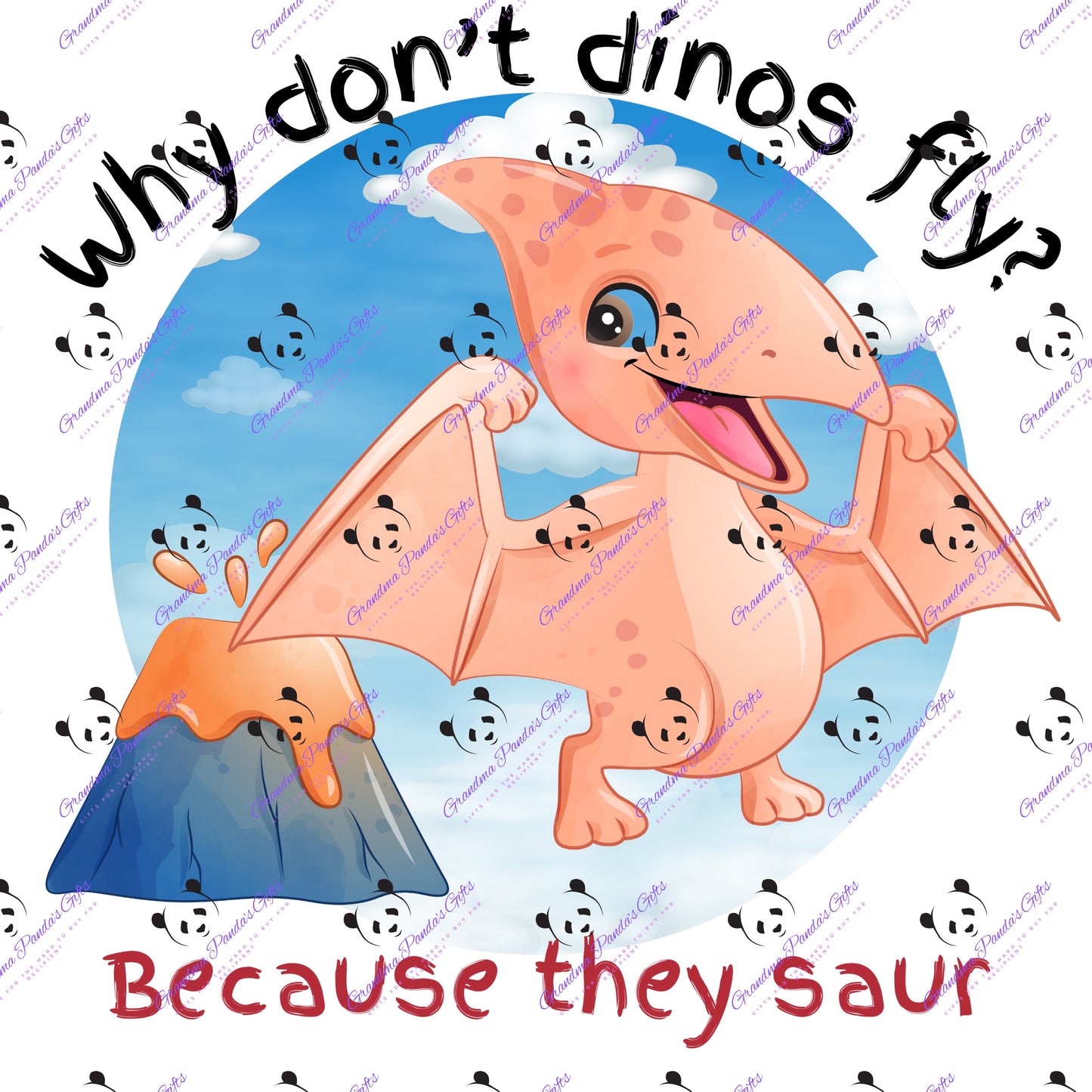 Why don’t Dino’s fly?