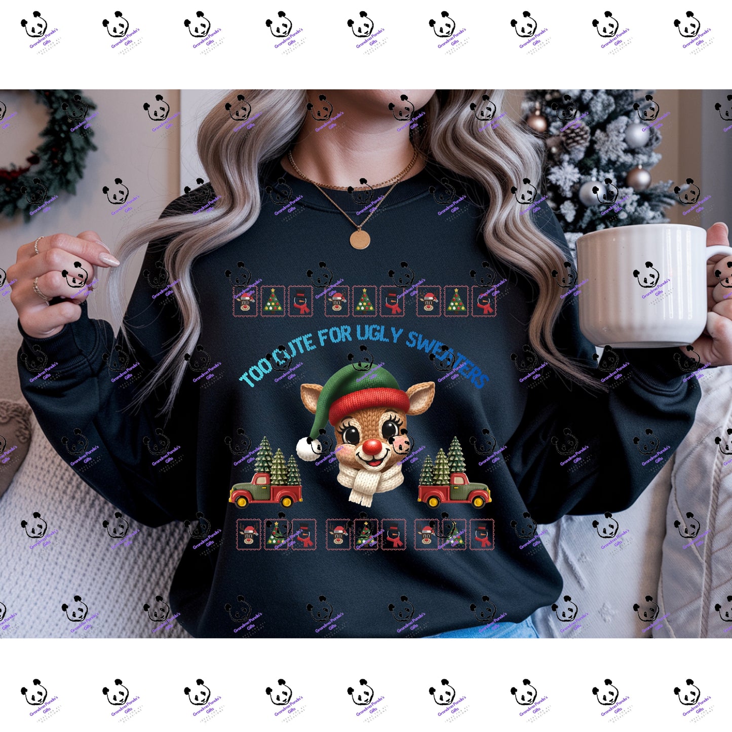 Too cute for ugly sweaters (trucks) 2