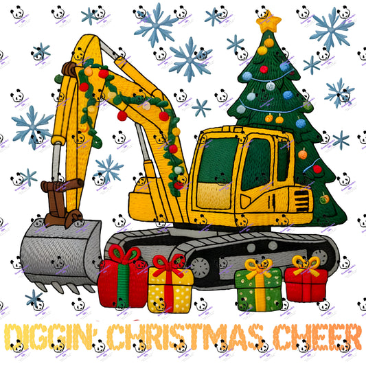 Digging Christmas cheer