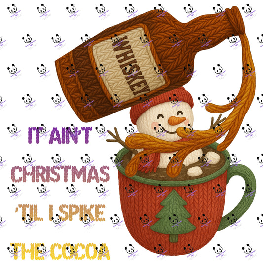 It ain’t Christmas’til I spike the cocoa
