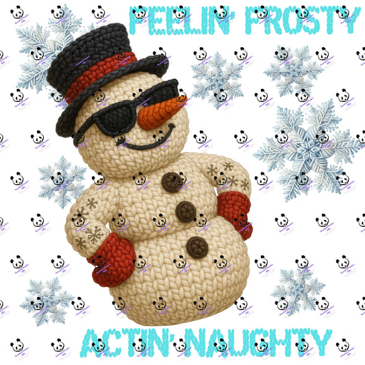 Feeling Frosty, actin’ naughty