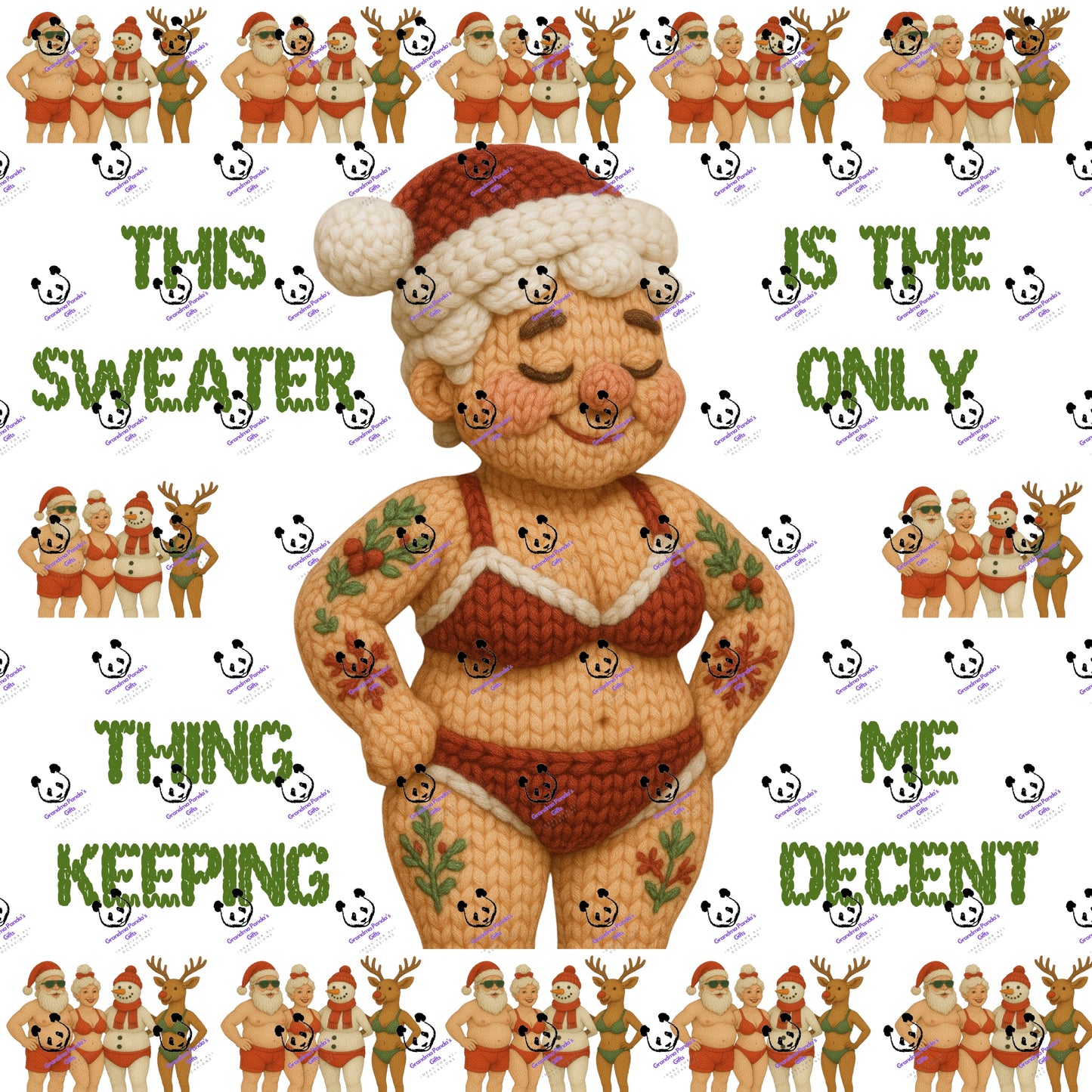 This sweater is the only thing keeping me decent (Mrs.)