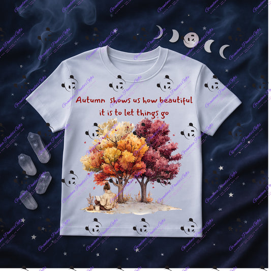 Autumn show us how beautiful it is to let thing go