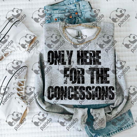 Only here for the concessions