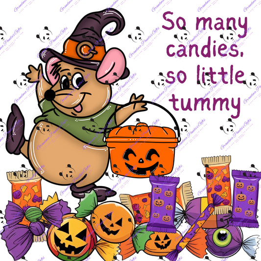 So many candies so little tummy