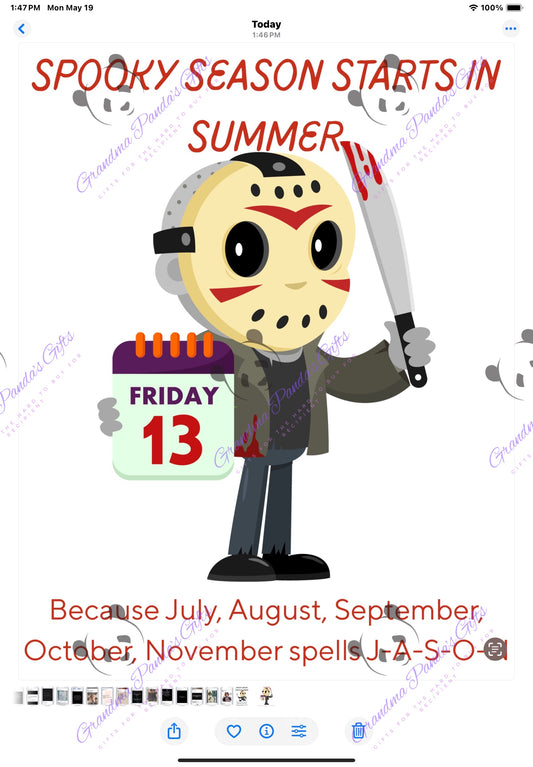 Spooky season starts in summer 2