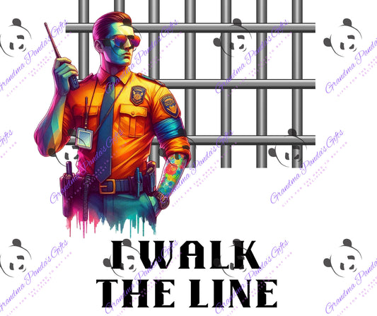 I walk the line (male)