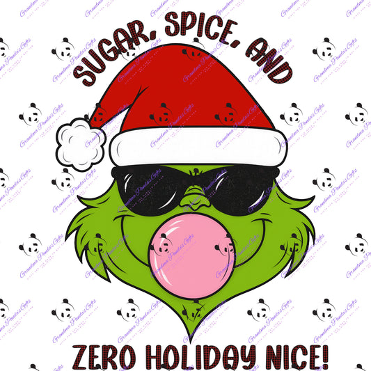 Sugar, spice, and zero holiday nice