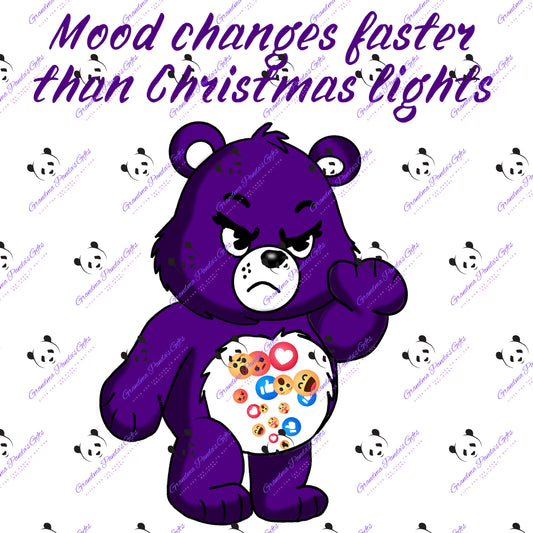 Mood changes faster than Christmas lights