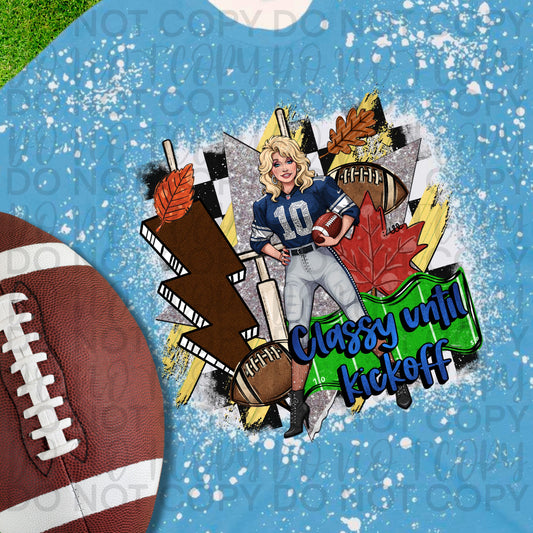 Dolly classy until kickoff