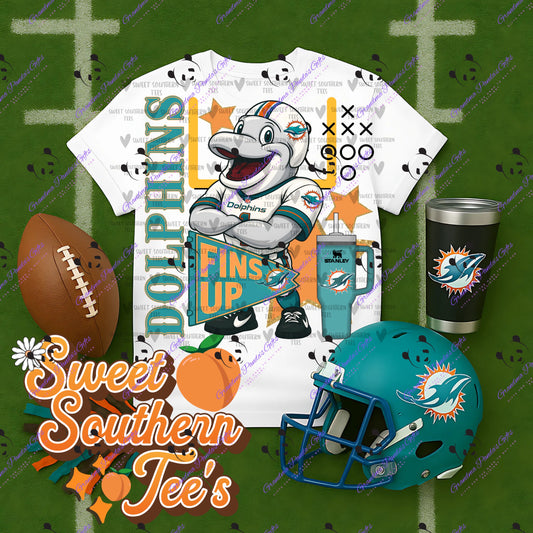 Fins up