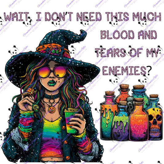Wait, I don’t need this much blood and tears of my enemies?
