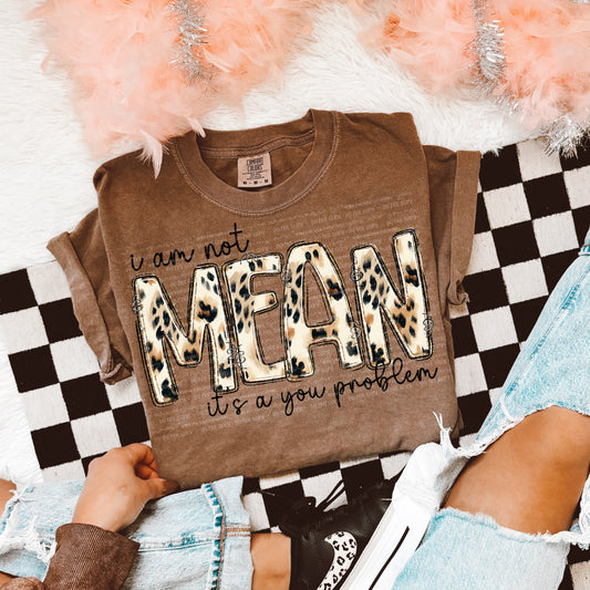 I am not mean it’s a you problem