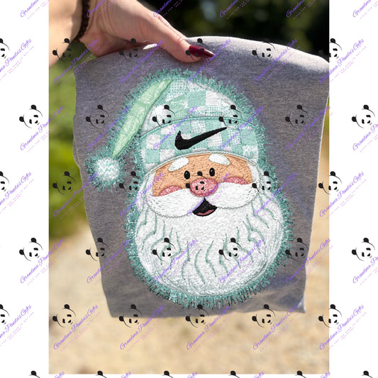 Swoosh Santa (white)