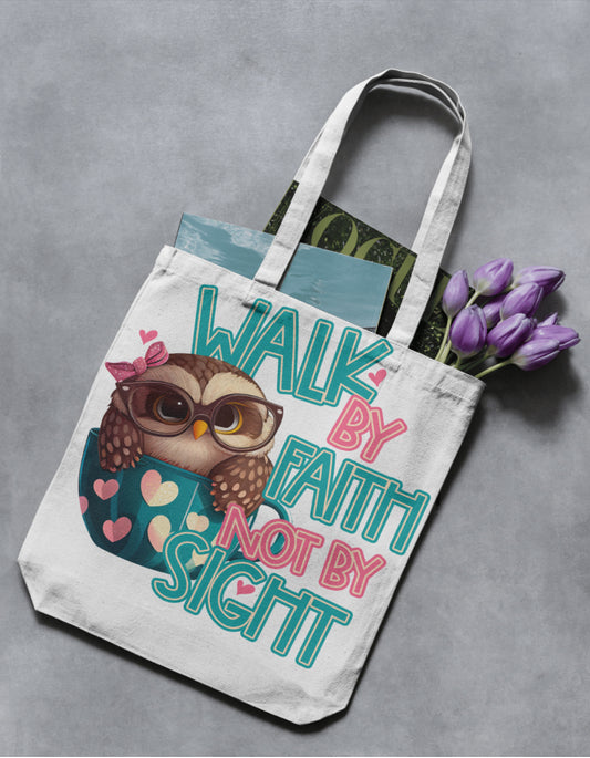 Walk by Faith tote