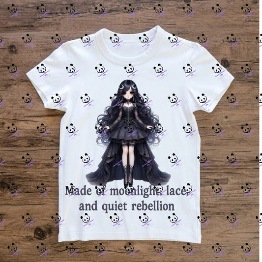 Made of moonlight, lace, and quiet rebellion