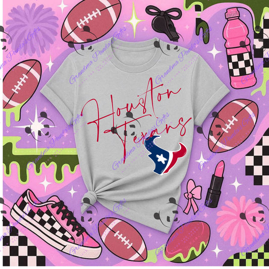 Houston Texans cursive