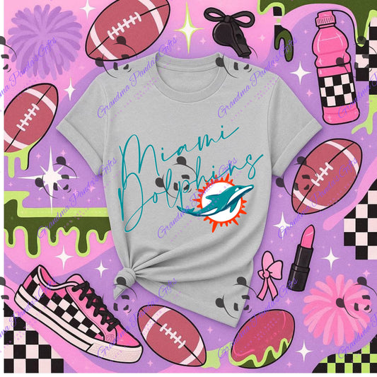 Miami Dolphins cursive