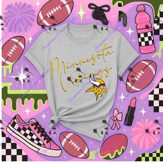 Minnesota Vikings cursive