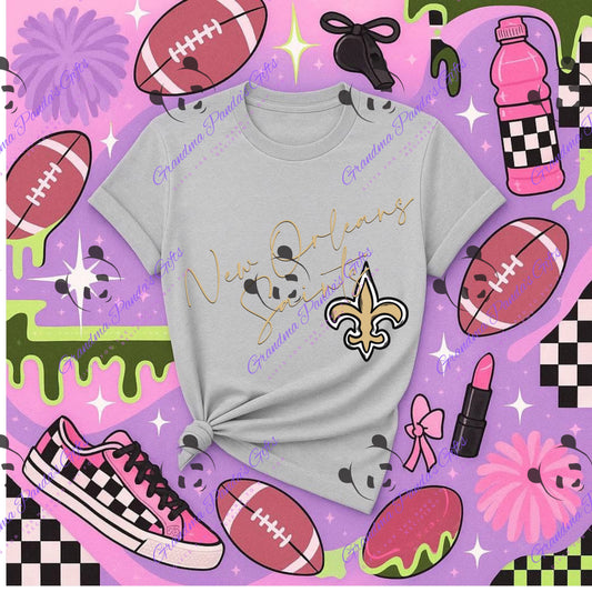 New Orleans Saints cursive