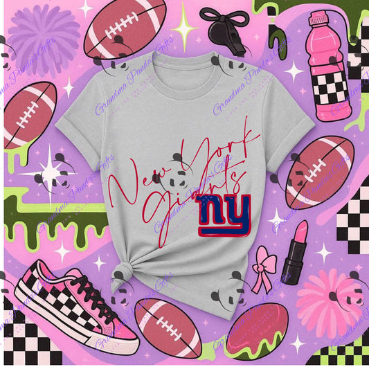 New York Giants cursive