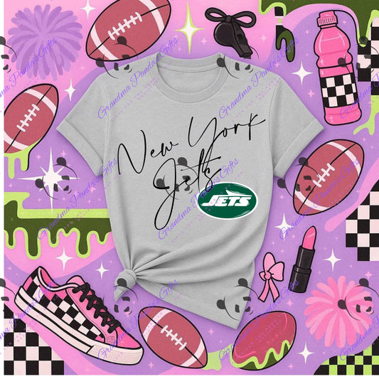 New York Jets cursive
