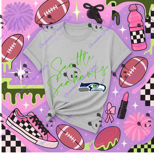 Seattle Seahawks  cursive