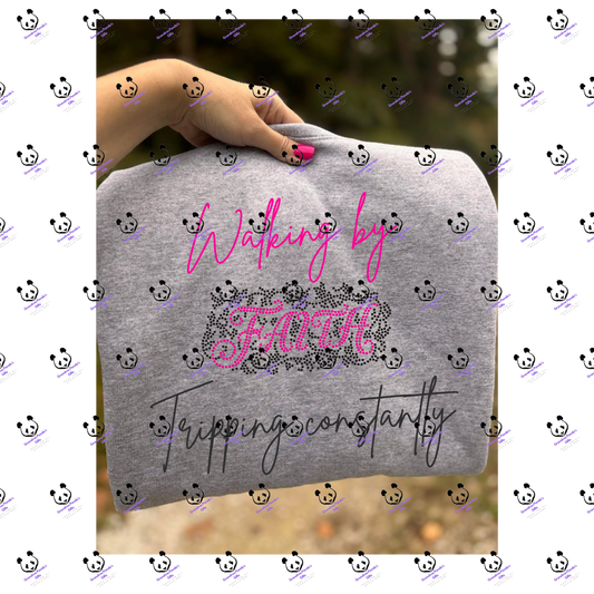 Walking by faith tripping constantly