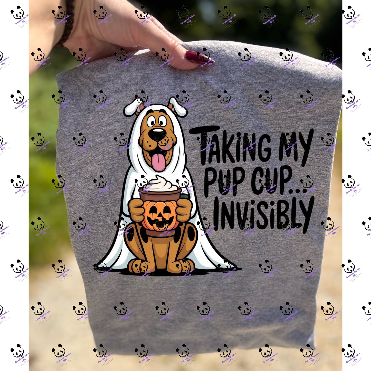 Taking my pup cup invisibly