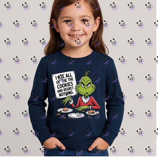 I ate all of the cookies and regret nothing