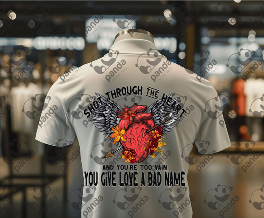 Shot through the heart...