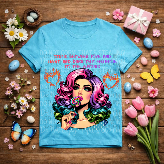 Stuck between love and light…2